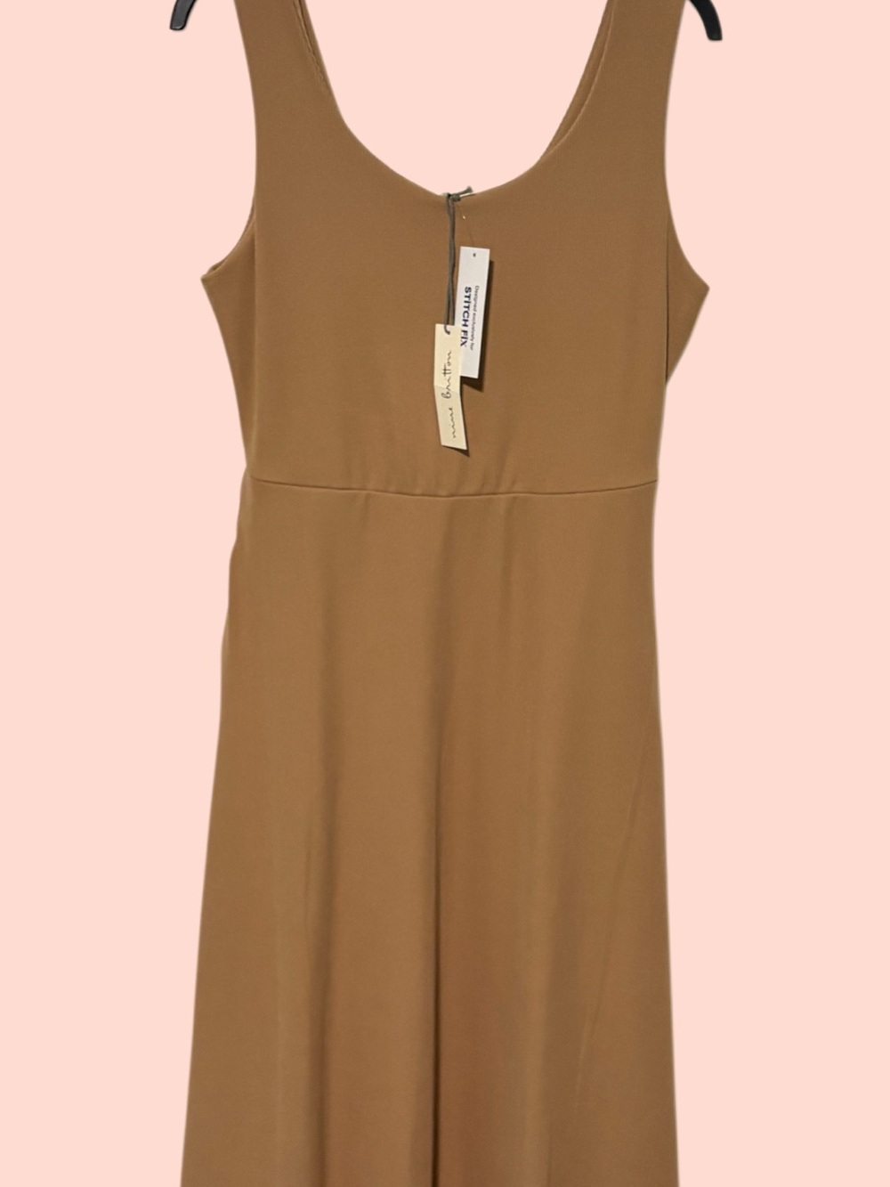 NWT Nine Britton Scoop Neck Dress On-Seam Pockets Size L